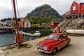 Small Norwegian fishing village Royalty Free Stock Photo