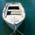 Small oar fishing boat