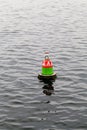 Small Ocean Buoy Equipped With Solar Panel Royalty Free Stock Photo