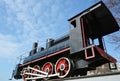 Small old locomotive train Royalty Free Stock Photo