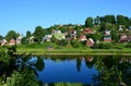 Small old Russian town of Ples.