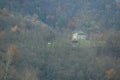 small old stone church on a hill Royalty Free Stock Photo