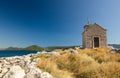 Small old stone church on island in Klek, Dalmatia, Croatia Royalty Free Stock Photo