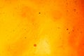 Small orange oil bubbles background Royalty Free Stock Photo