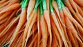 Small organic carrots Royalty Free Stock Photo