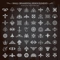 Small Ornamental Design Elements Vector