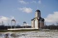 Small orthodox church Royalty Free Stock Photo