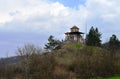 small orthodox church on a hill Royalty Free Stock Photo