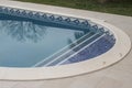 Small outdoor wimming pool Royalty Free Stock Photo