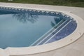 Small outdoor wimming pool Royalty Free Stock Photo