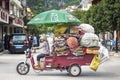 Small overloaded truck, Yangshuo, China