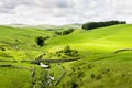 Small packhorse bridge ove a stream in Smardale. Royalty Free Stock Photo