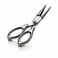 Shinyglossy Janos Scissors: Realistic Rendering On White Background