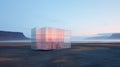 Minimalist Sustainable Architecture In Westfjords With Soft Colored Installations