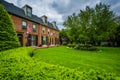 Small park and houses in Society Hill, Philadelphia, Pennsylvania