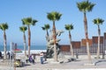 Small Park next to USA-Mexico Wall Royalty Free Stock Photo