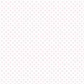 Small Pastel Pink Polka Dots On White, Seamless Background