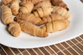 Small pastry, delicious sweets Royalty Free Stock Photo