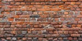 Patch of Paint on Red Brick Wall Royalty Free Stock Photo