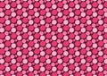 Small pattern circles shape pink wallpaper design background Royalty Free Stock Photo