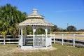 A small pavilion in a Garden