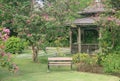 Small pavilion in park Royalty Free Stock Photo