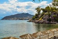 Asini small beach, Greece. Royalty Free Stock Photo