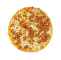 Small pepperoni pizza Royalty Free Stock Photo