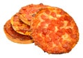 Small Pepperoni Pizzas Royalty Free Stock Photo
