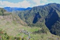 Small Philippine village hidden between the mountains Royalty Free Stock Photo