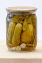 Small pickled cucumbers