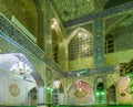 The decoration of interior of Shia mosque