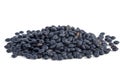 Small pile of black Beluga Lentils