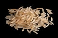 Small pile of long rice Royalty Free Stock Photo