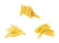 Small pile of penne pasta Royalty Free Stock Photo