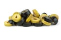 Small pile of sliced black Royalty Free Stock Photo