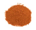 Small pile of taco seasoning on a white background Royalty Free Stock Photo