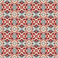 Small pixels colored geometric background seamless pattern illustration