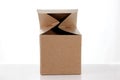 Small plain cardboard gift box