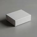 The box\'s flaps are neatly folded, and the texture appears slightly matte Royalty Free Stock Photo