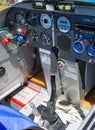 Small Plane cockpit interior view