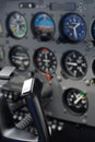 Small plane cockpit