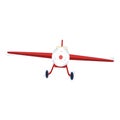 Small plane illustration. Royalty Free Stock Photo