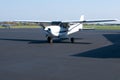 Small Plane Ready to Taxi Royalty Free Stock Photo