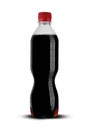 Small plastic bottle with cola