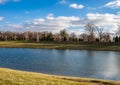 Small pond during late fall