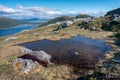 Small pond at top of the mountain