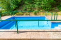 Small pool in a natural water spring to cool feet of walkers Royalty Free Stock Photo