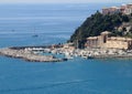 The small port of Arenzano, a tourist town on the western Ligurian Riviera