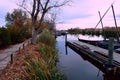 Spain,Valencia, Catarroja, port of catarroja,boats Royalty Free Stock Photo